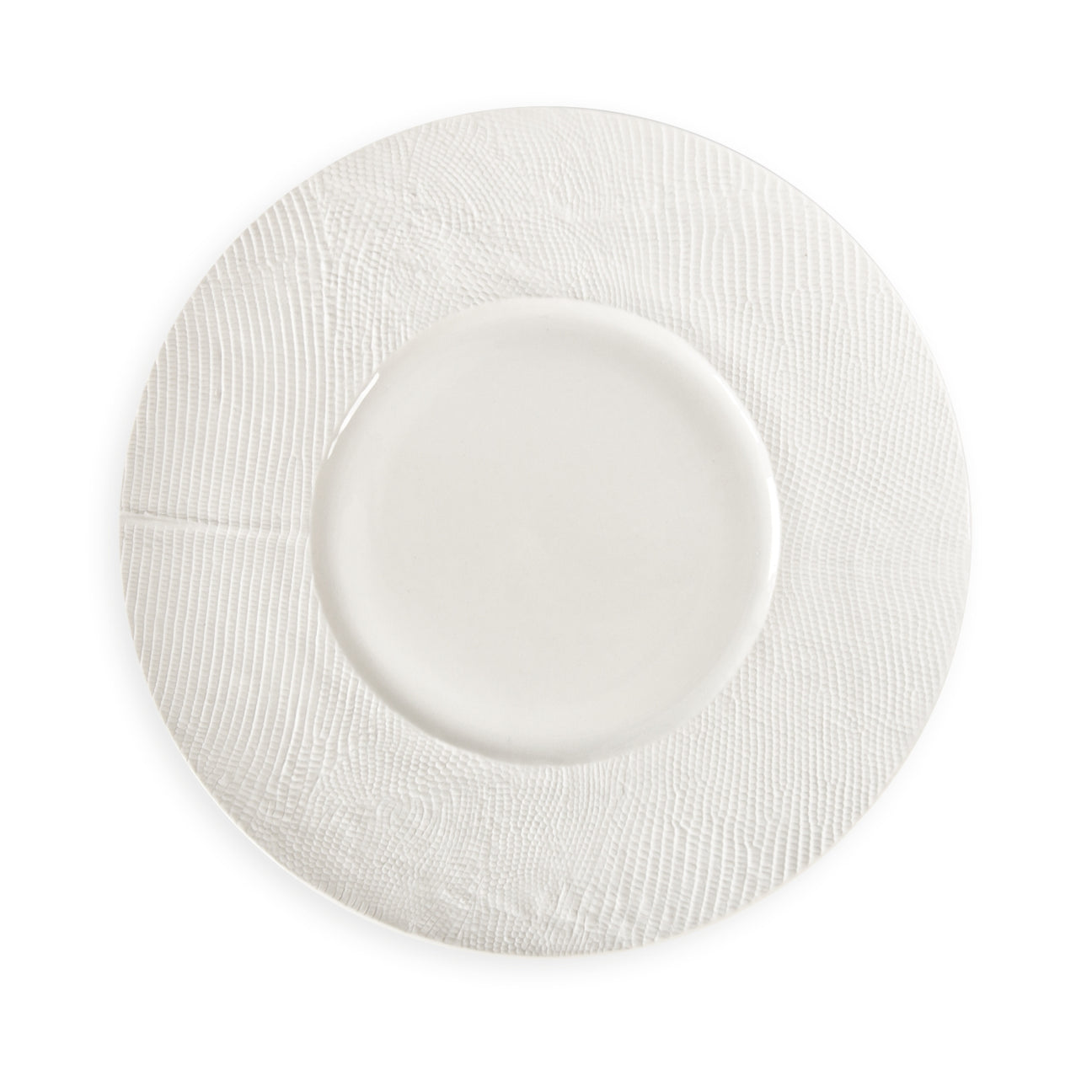 Python White Dinner Plate 