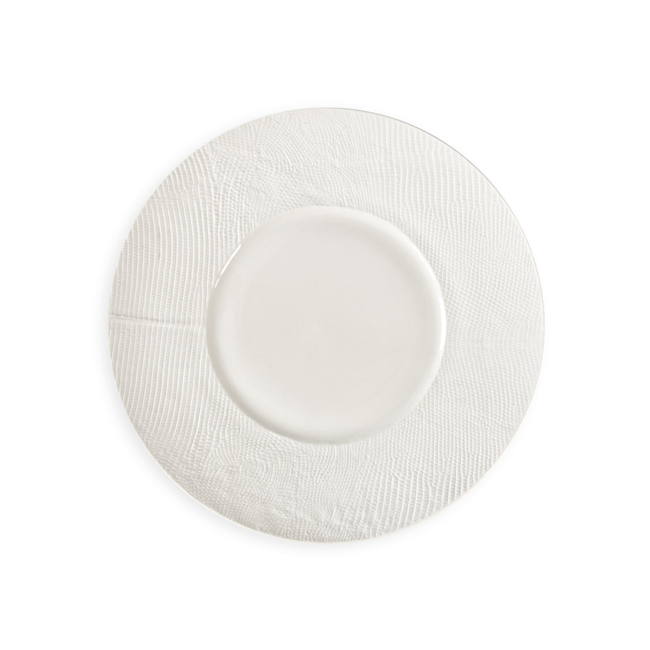 Python White Dessert Plate 