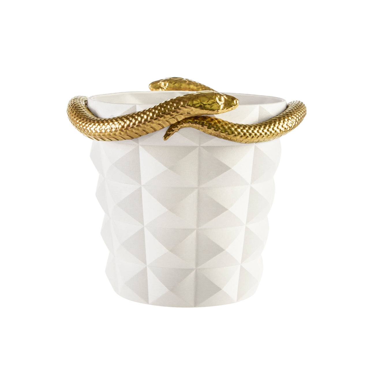 Eden Garden White &amp; Gold Champagne Bucket 