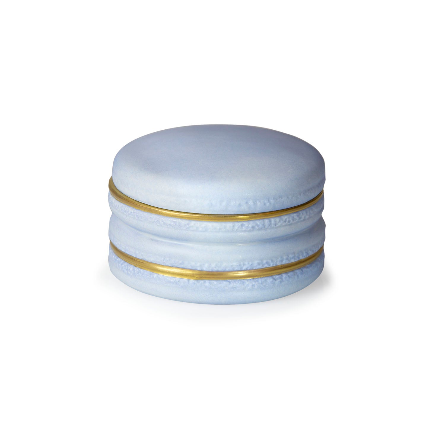 Chantilly Macarons Scented Candle - Blue & Gold