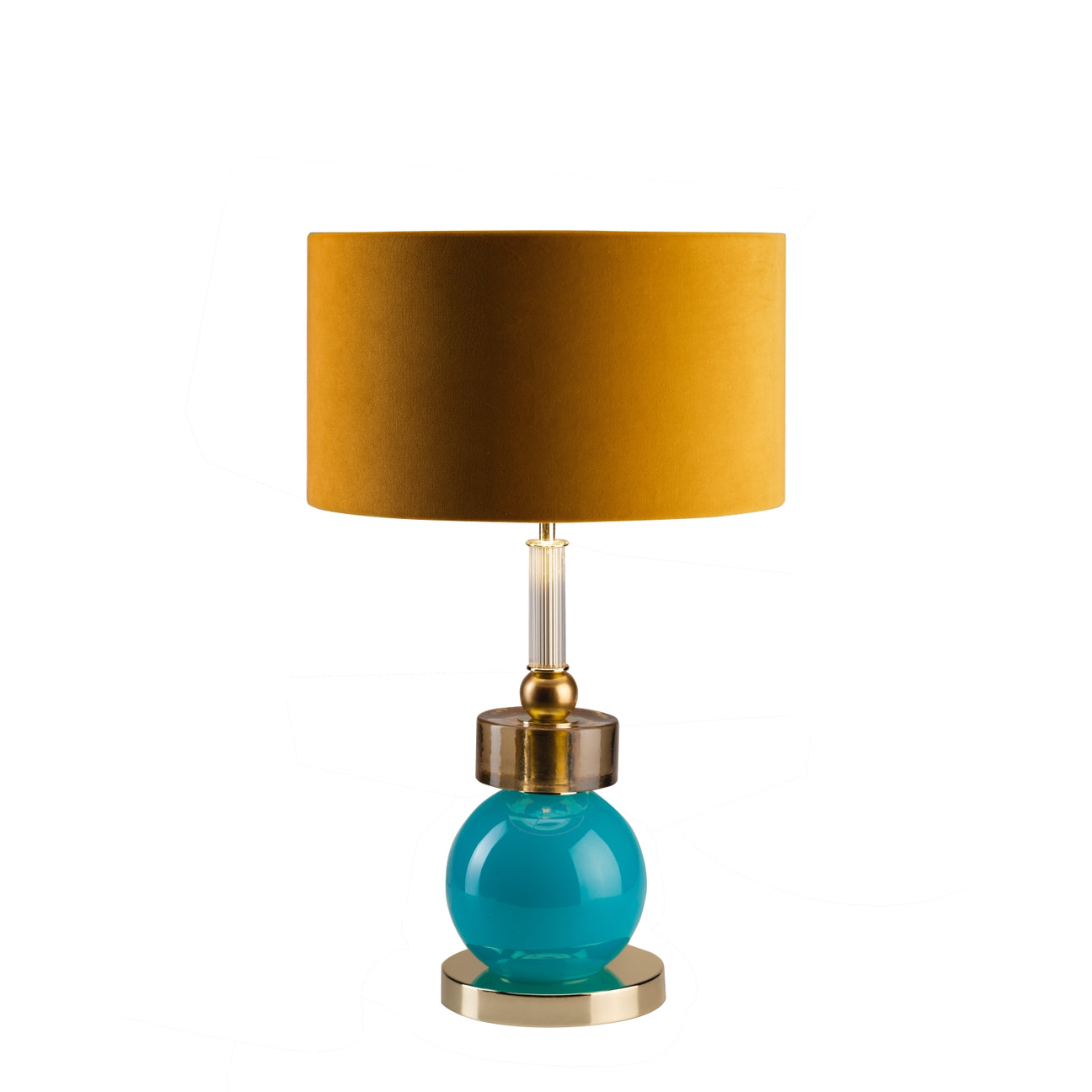 Lolite Etienne Table Lamp - Aquamarine &amp; Transparent 