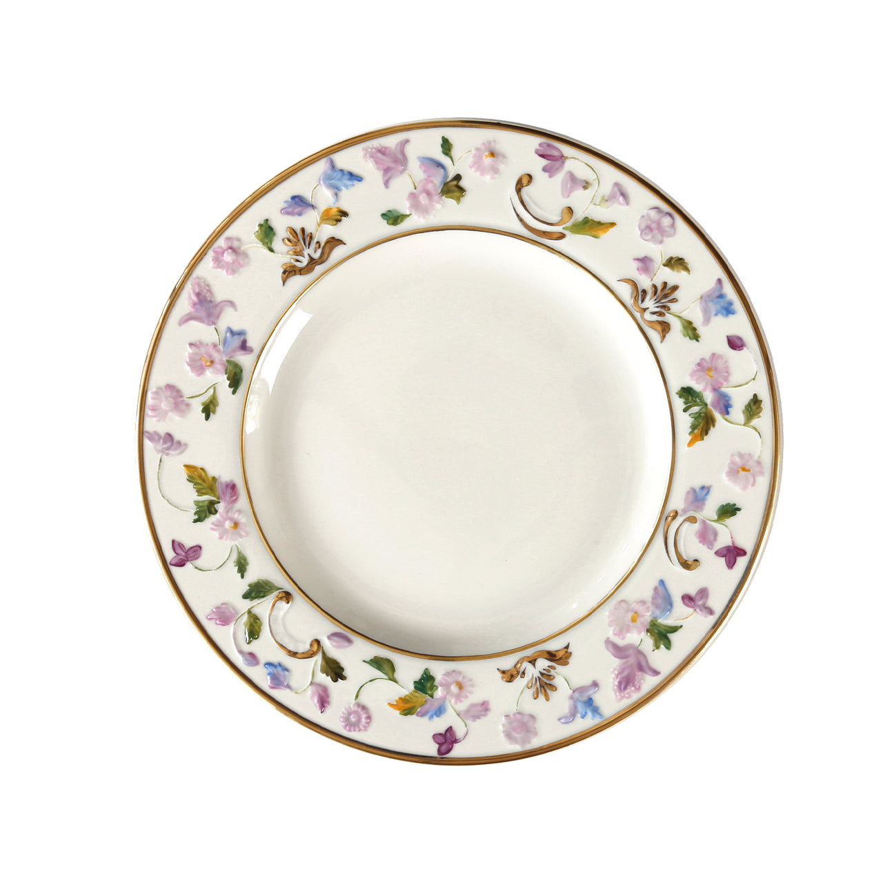 Taormina Multicolor &amp; Gold Dinner Plate 