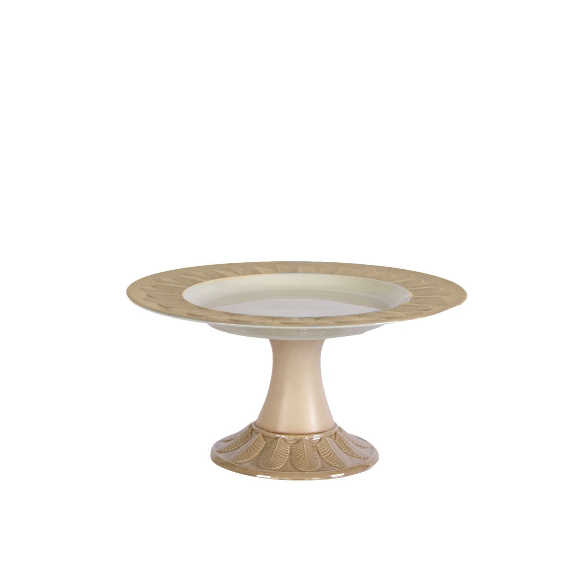 Peacock Caramel Small Cake Stand 