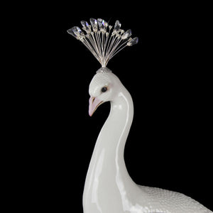 Royal Peacock with Swarovski® - Limited Edition 88 Pcs - White