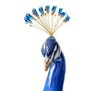 Royal Peacock with Swarovski® - Limited Edition 88 Pcs - Sapphire