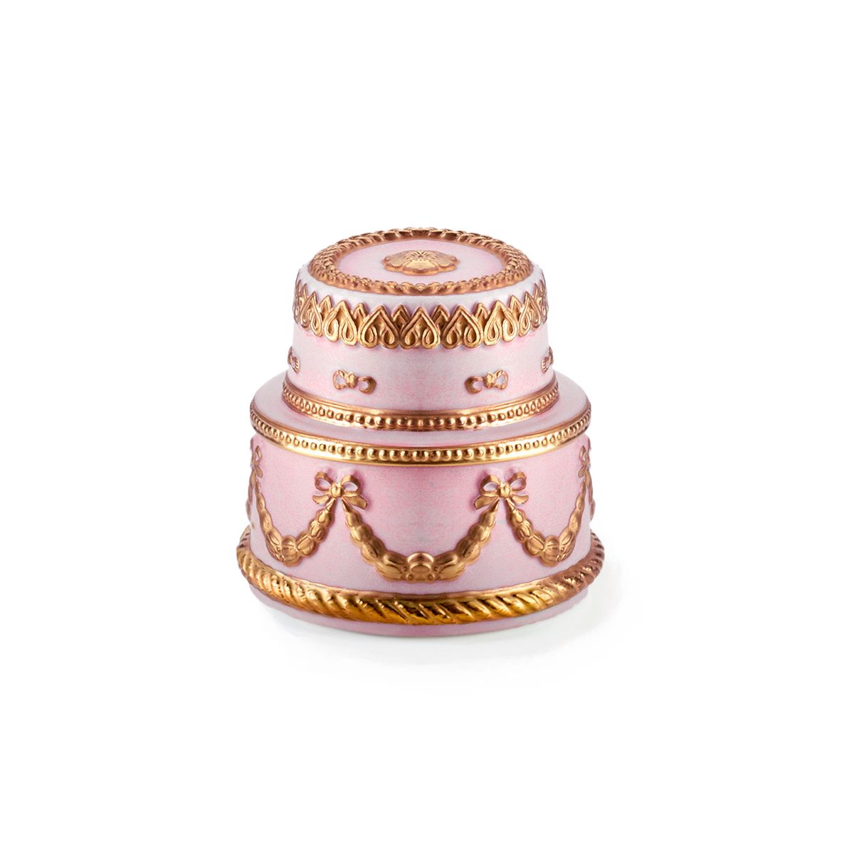 Chantilly Two tier Cake Scented Candle - Pink & Gold