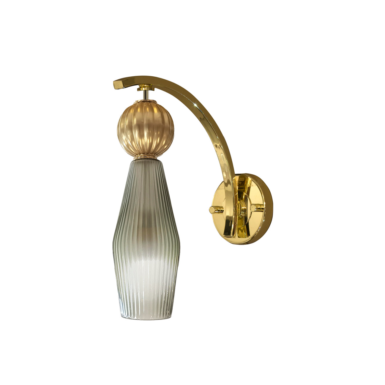 Lolite Angelica Wall Light - Gold &amp; Transparent 