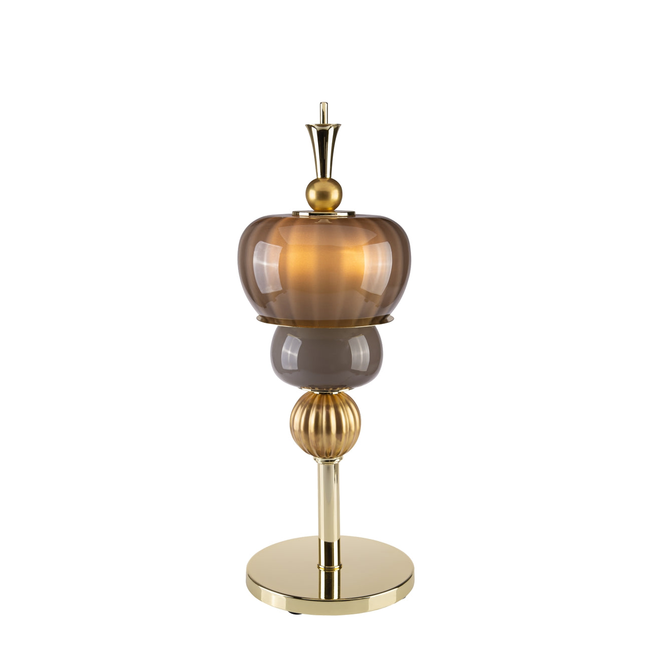 Ginevra Table Lamp - Brown &amp; Gold 