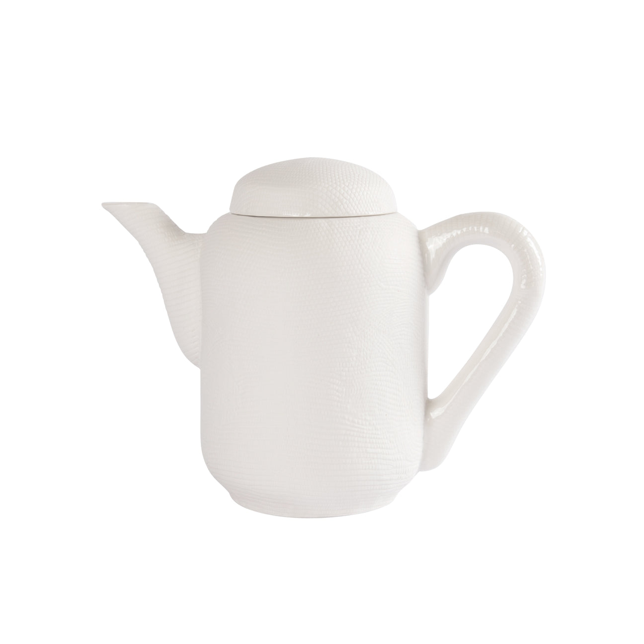 Python White Tea Pot 