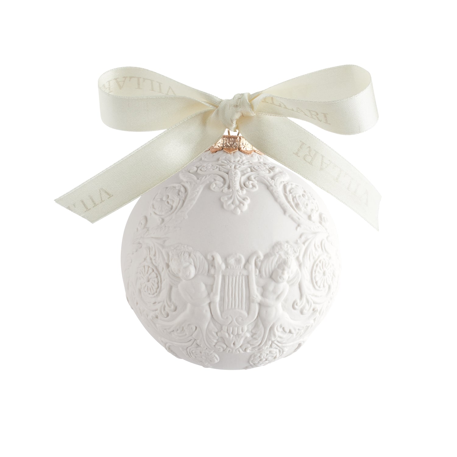 Angels Christmas Bauble - Matt White