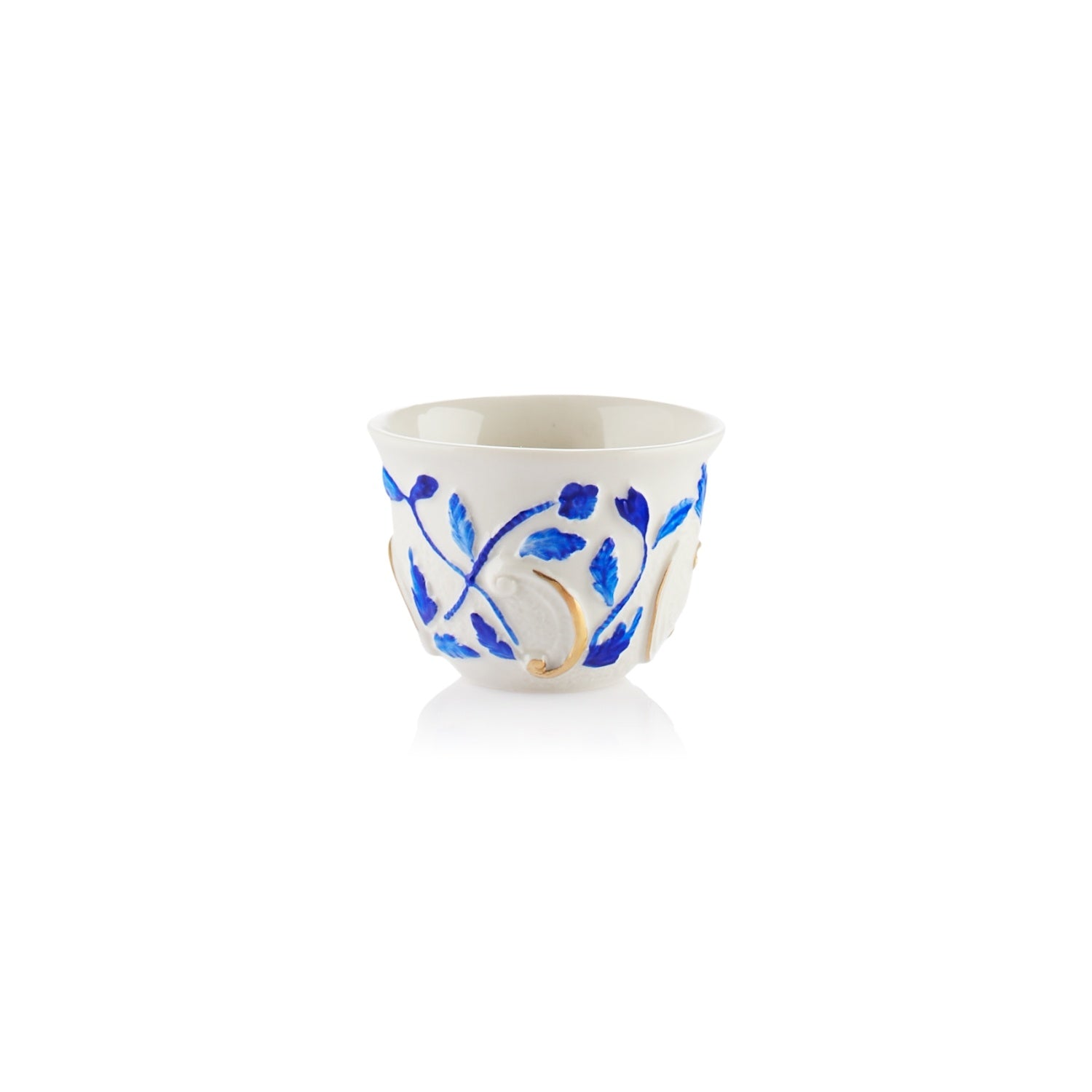 Taormina Blue & Gold Arabic Coffee Cup