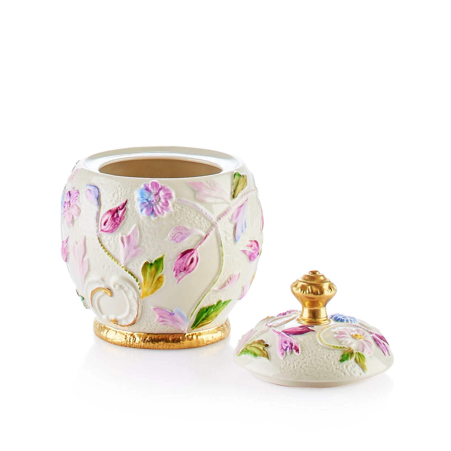 Taormina Multicolor & Gold Sugar Bowl