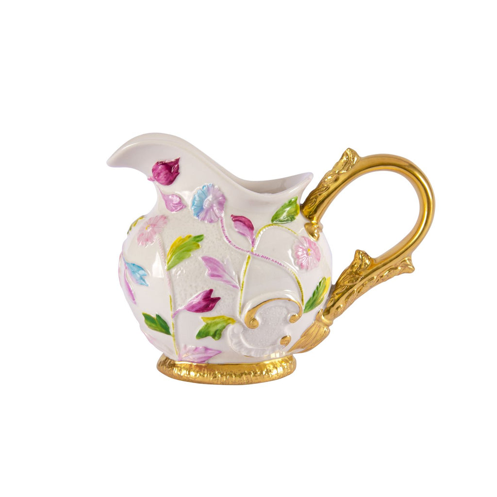 Taormina Multicolor & Gold Creamer