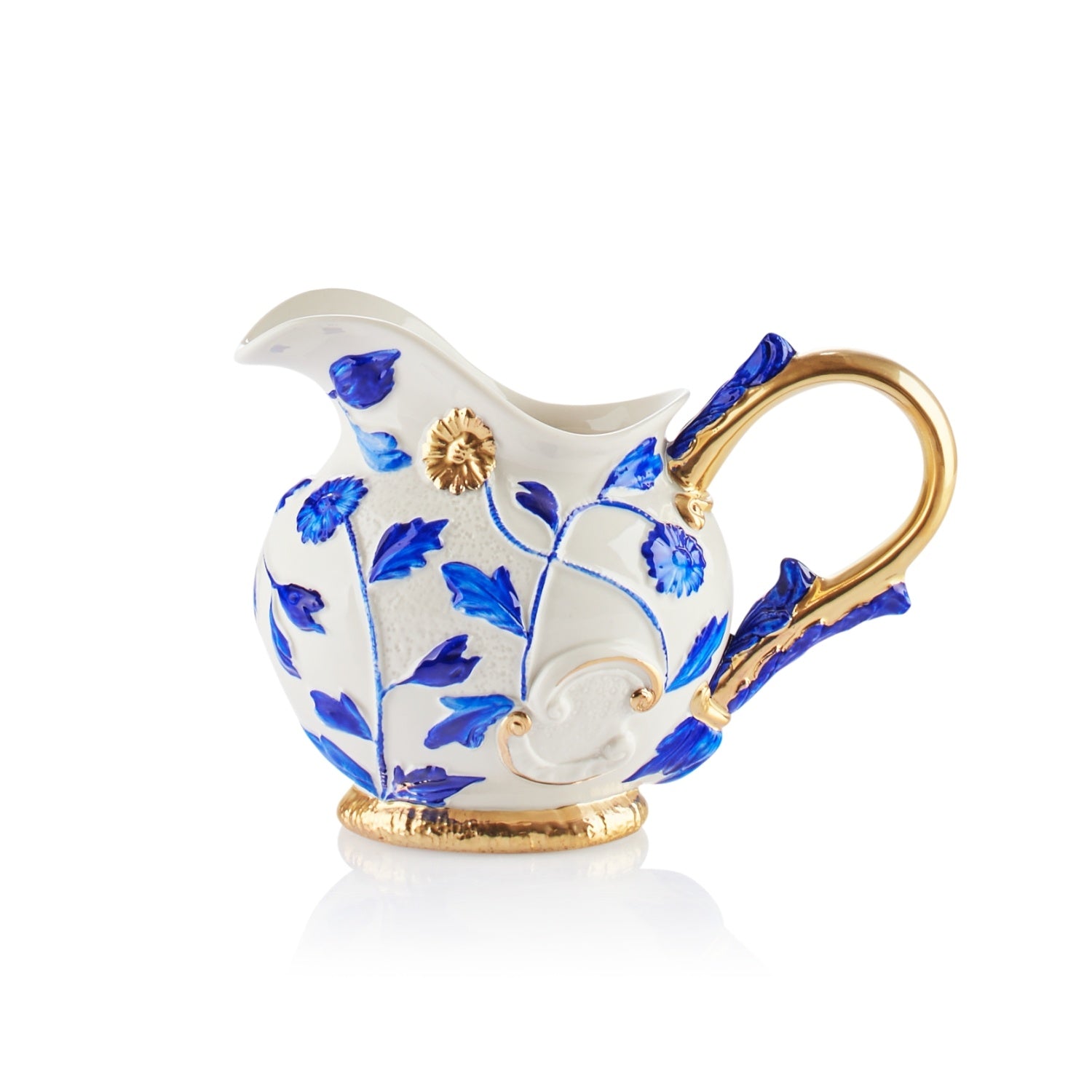 Taormina Blue & Gold Creamer