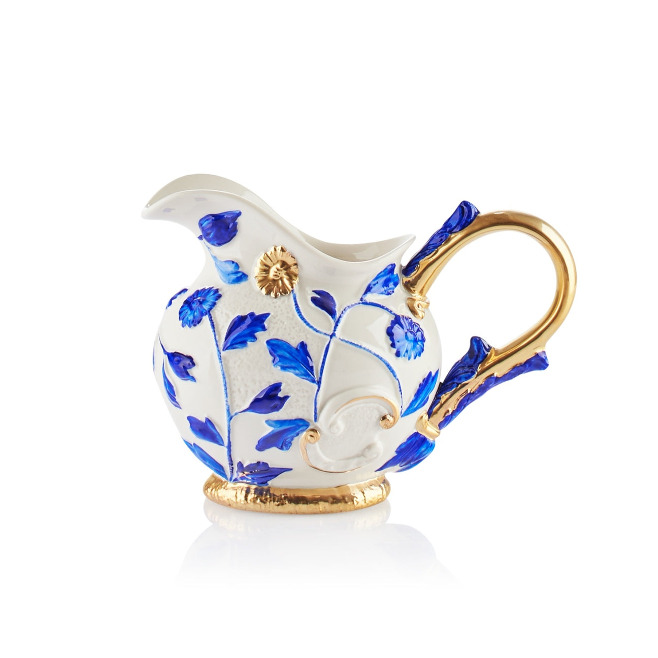 Taormina Blue &amp; Gold Creamer 