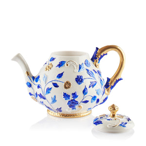 Taormina Blue & Gold Tea Pot