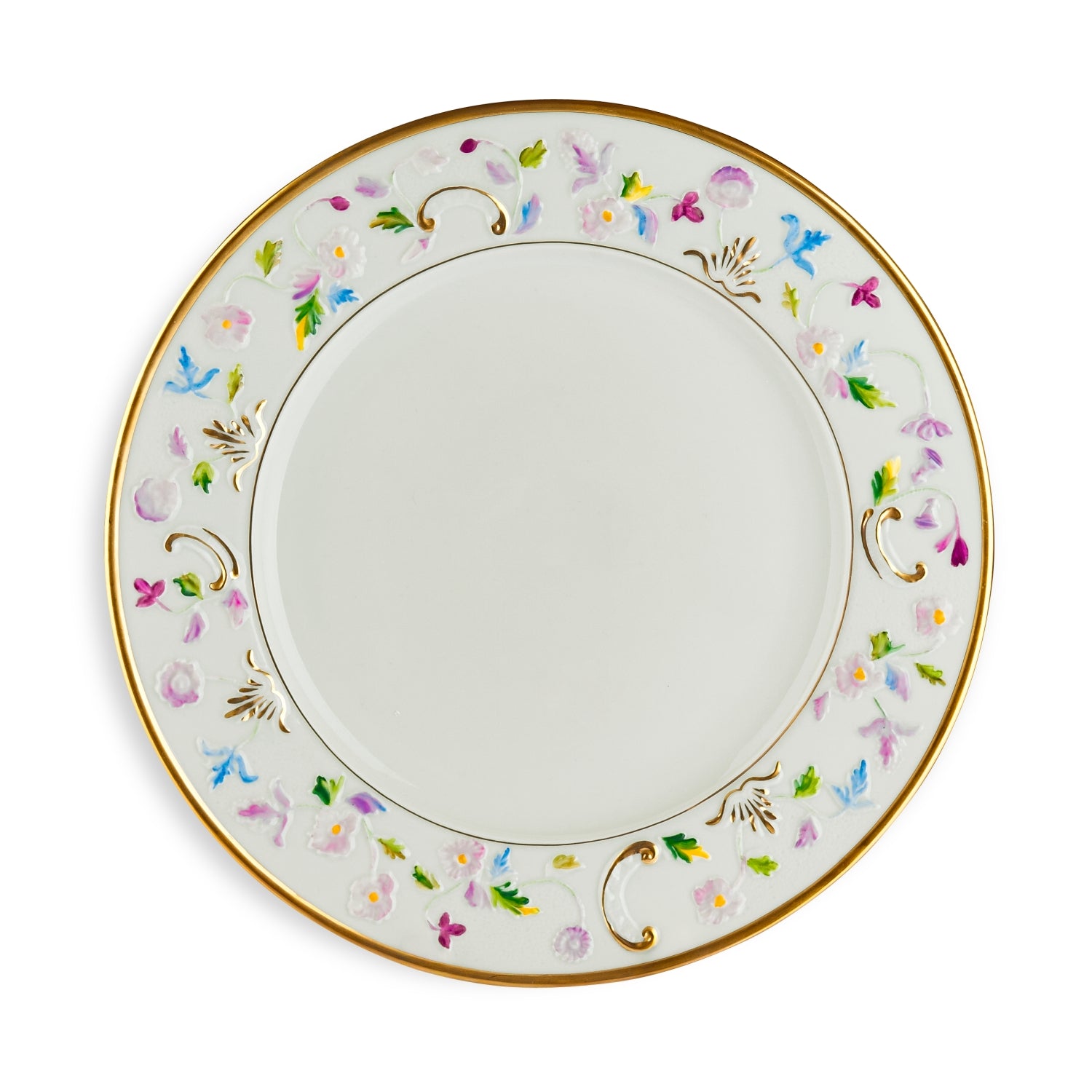 Taormina Multicolor & Gold Charger Plate