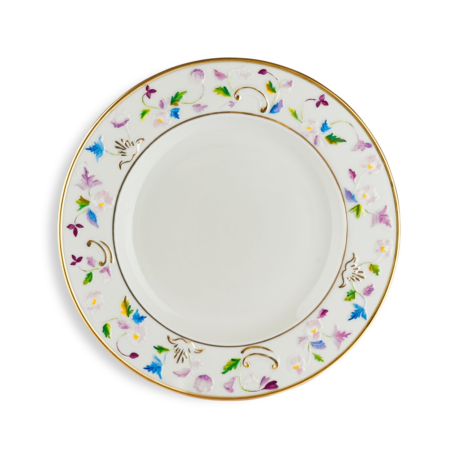 Taormina Multicolor & Gold Dinner Plate