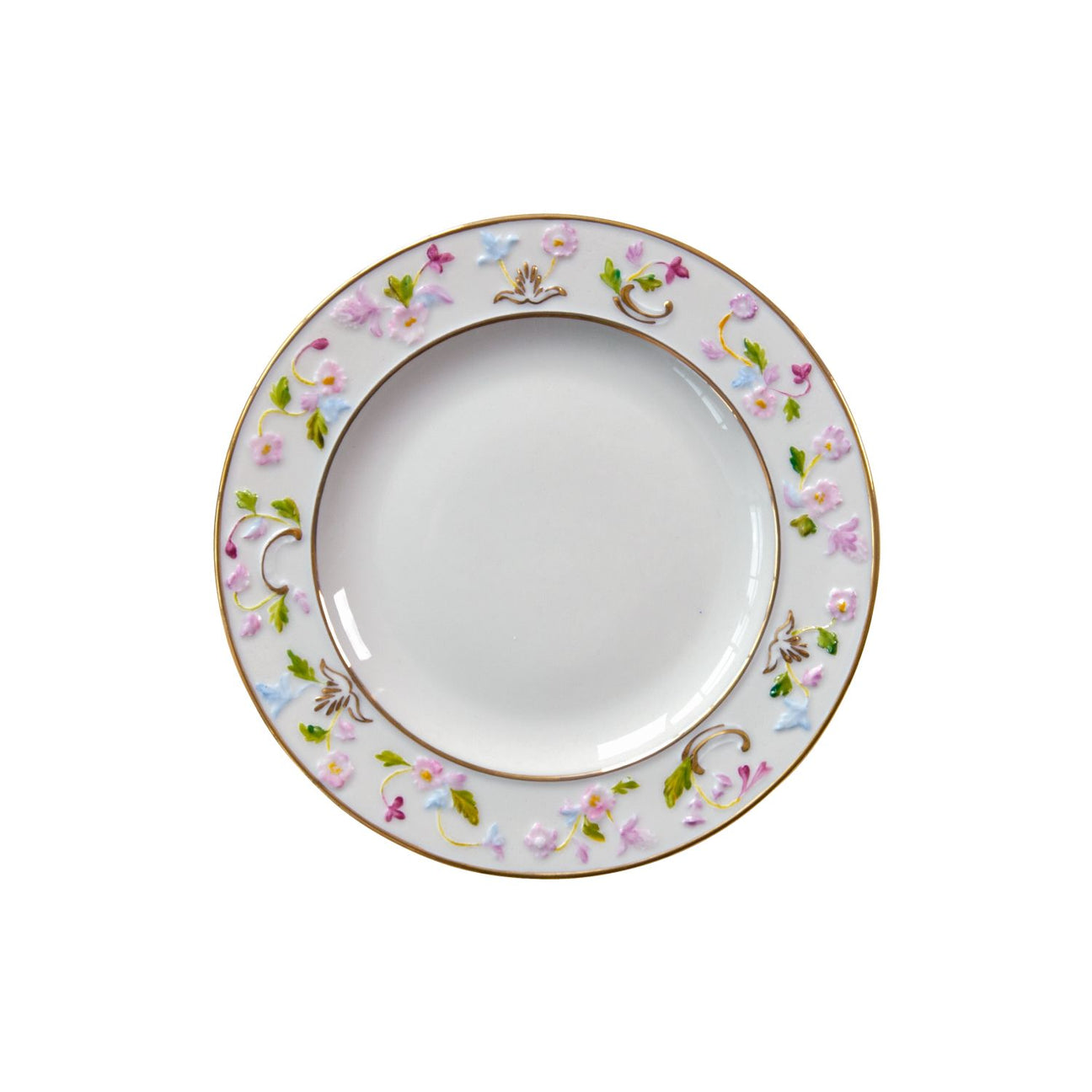 Taormina Multicolor &amp; Gold Dessert Plate 