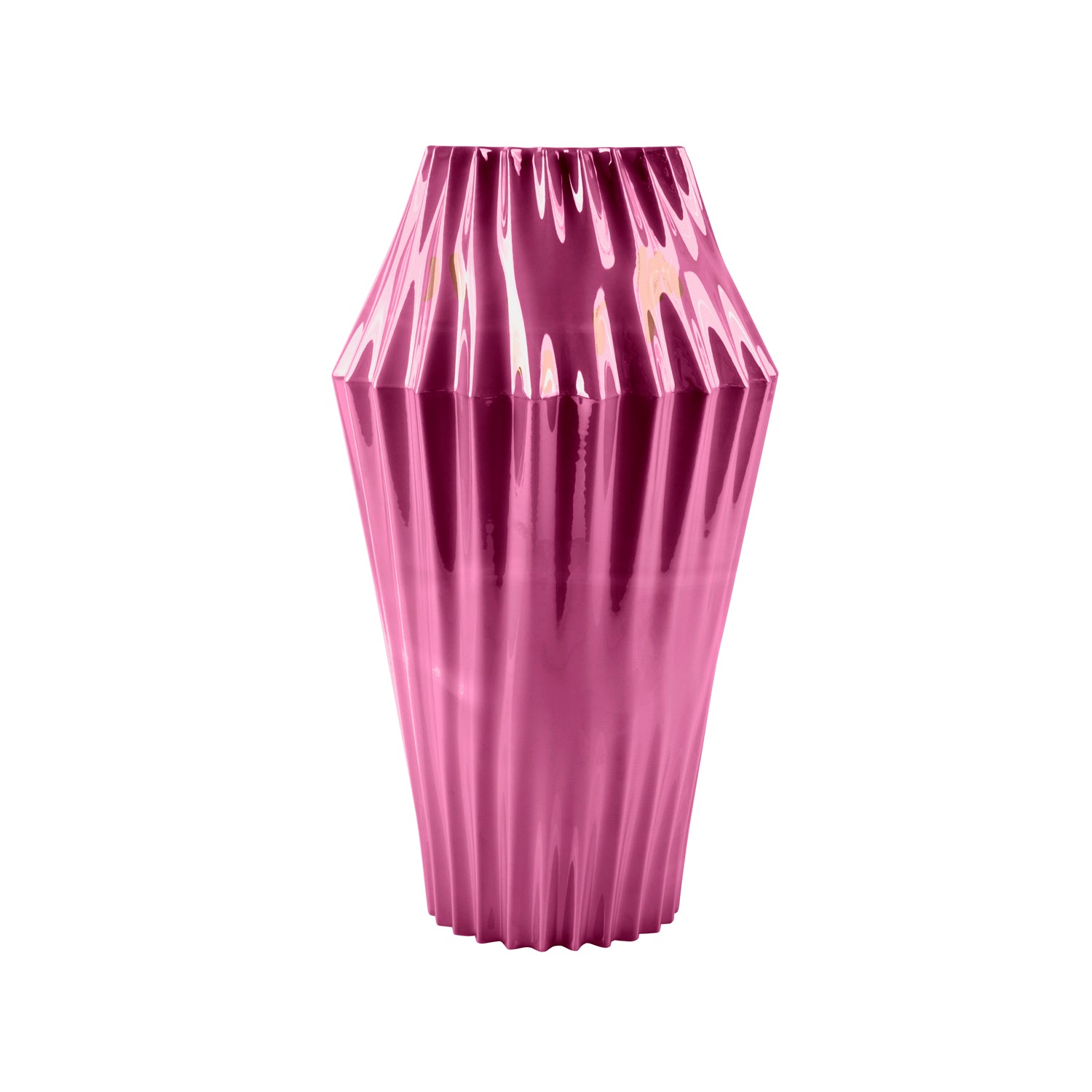 Vertigo Medium Vase - Fuchsia