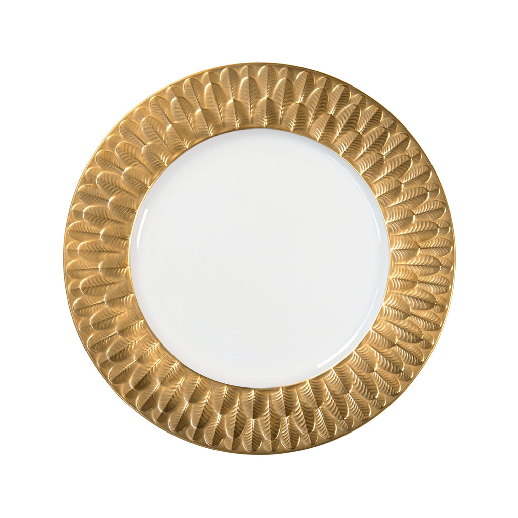 Peacock Lay Plate - Gold