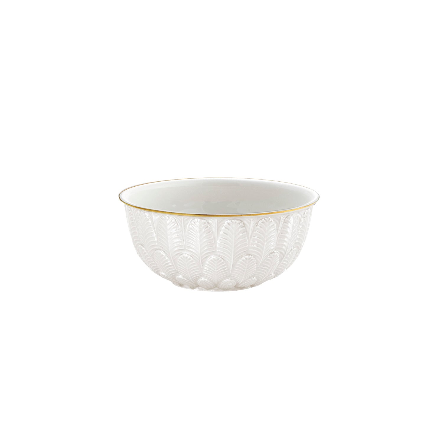 Peacock White & Gold Nuts Bowl