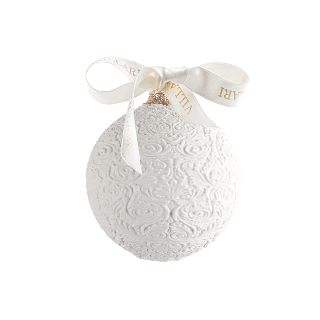 Amour Christmas Bauble - Matt White