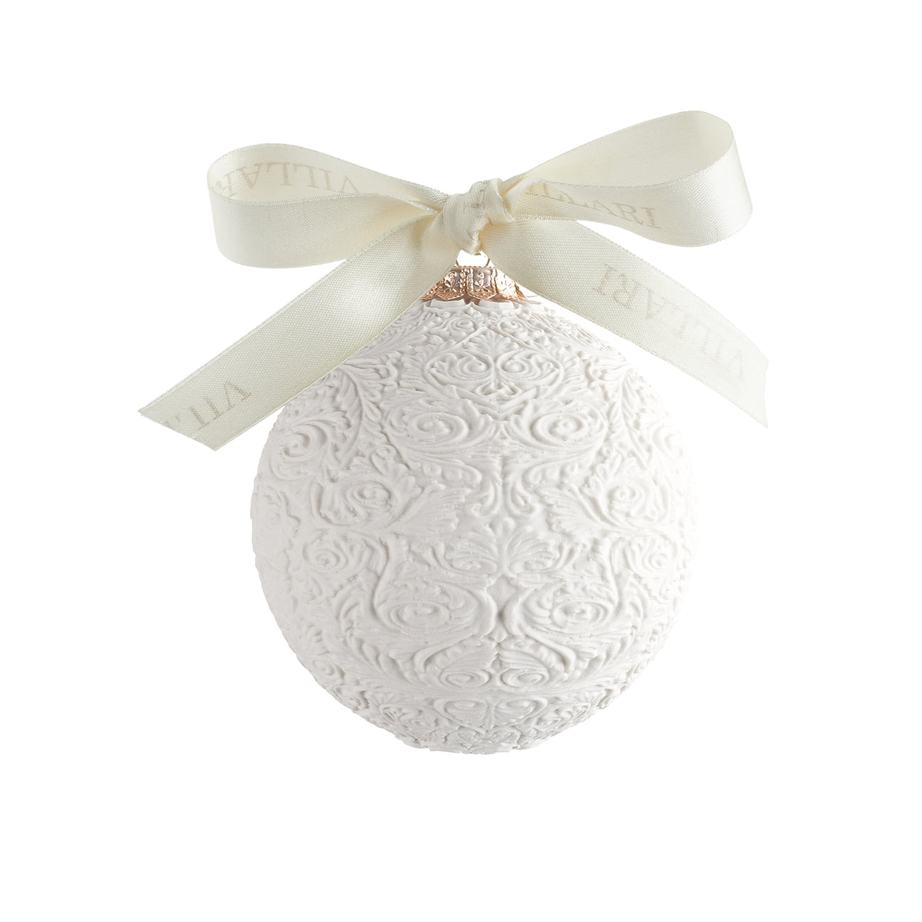 Amour Christmas Bauble - Matt White 