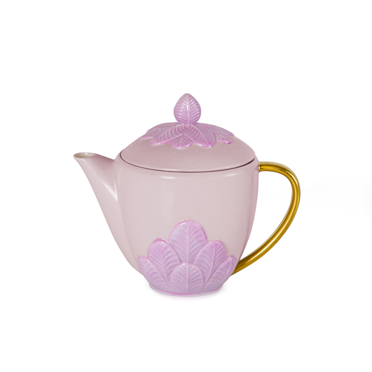 Peacock Lilac &amp; Gold Creamer 