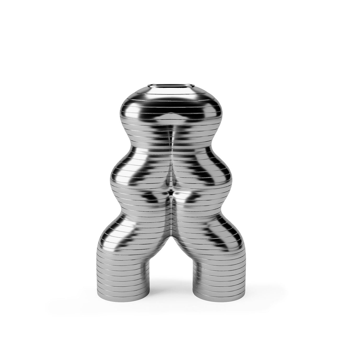 Let&#39;S Dance By Elena Trevisan Small Vase - Platinum 