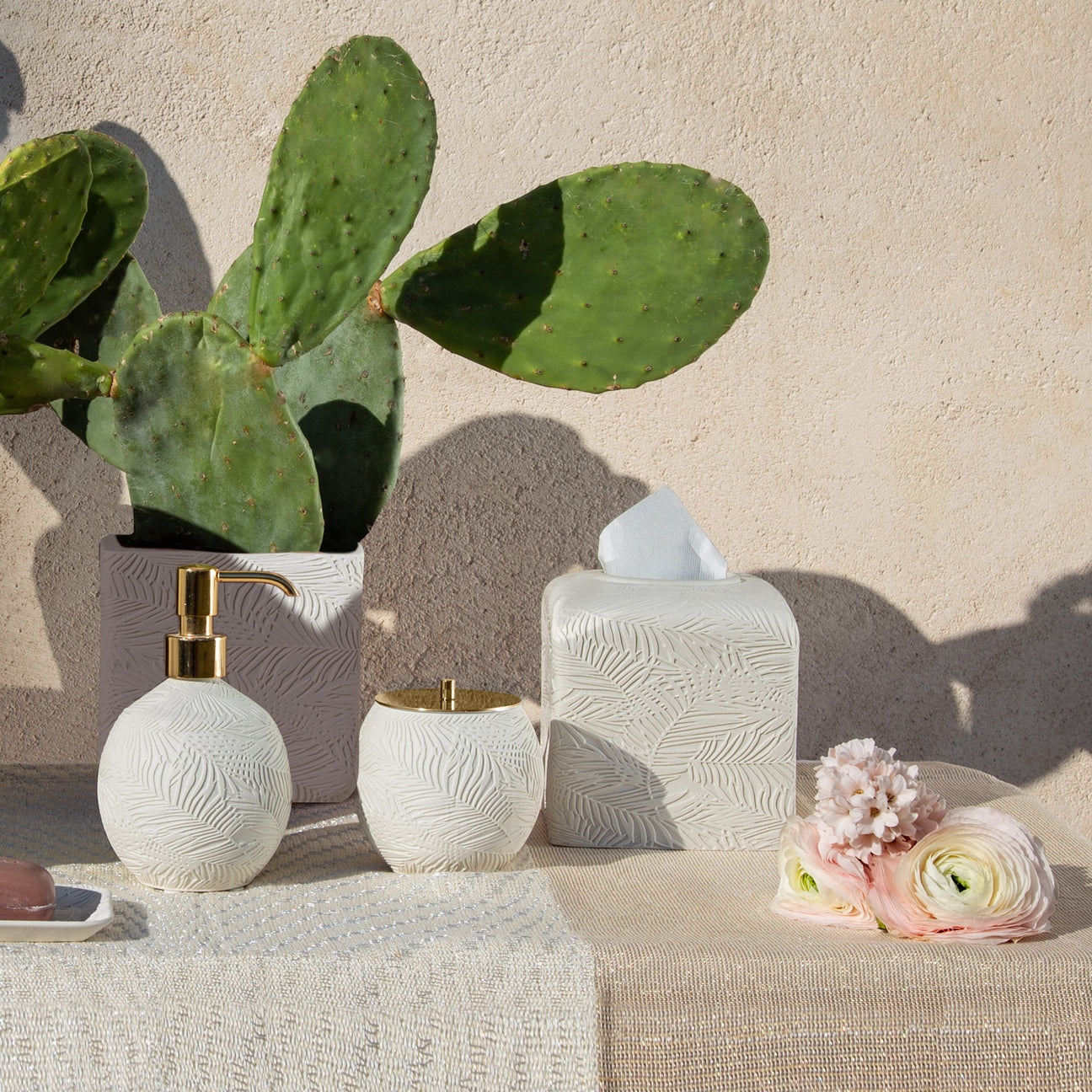 Acapulco Cotton Box  - White 