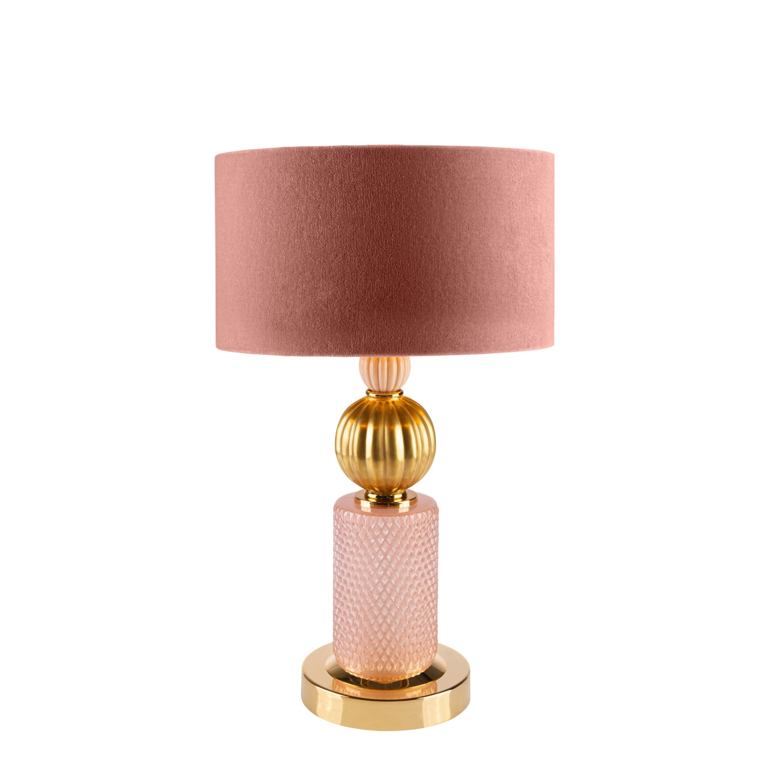 Athena Table Lamp - Pink & Gold