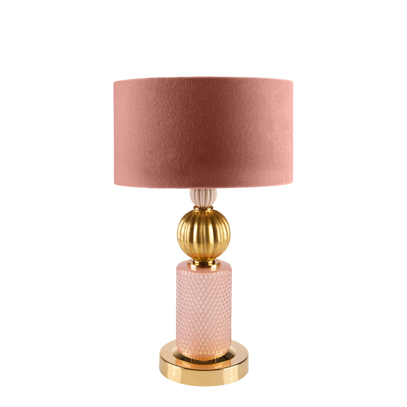 Athena Table Lamp - Pink &amp; Gold 