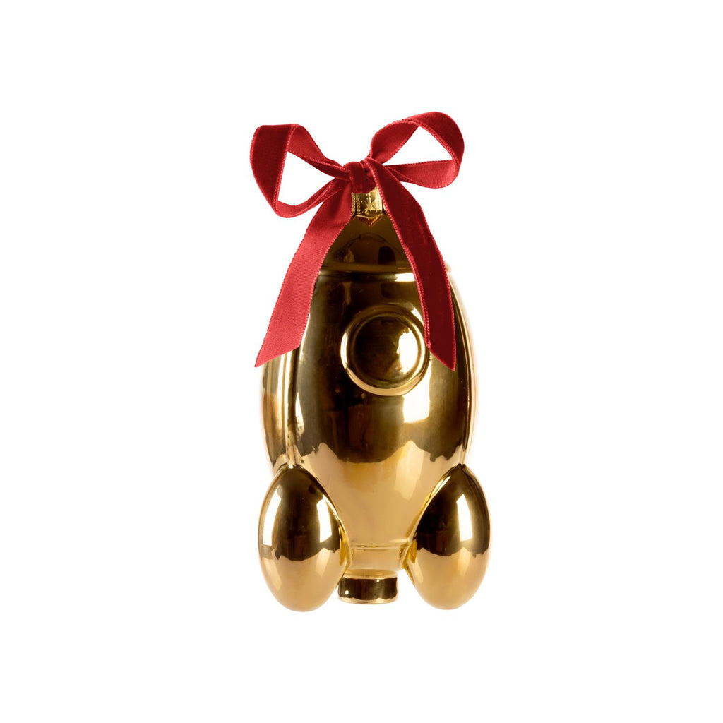 Argo Rocket Christmas Bauble - Shiny Gold