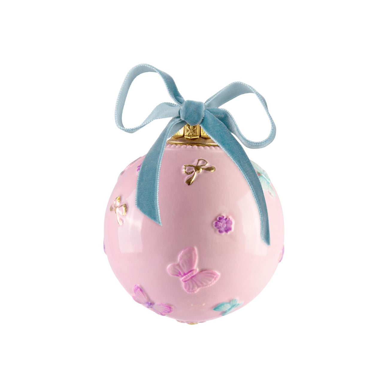 Butterfly Christmas Bauble - Pink 
