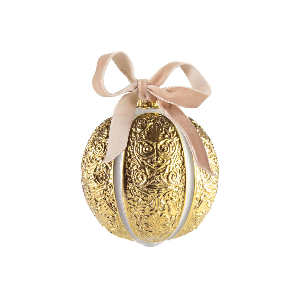 Amour Christmas Bauble - Shiny Gold