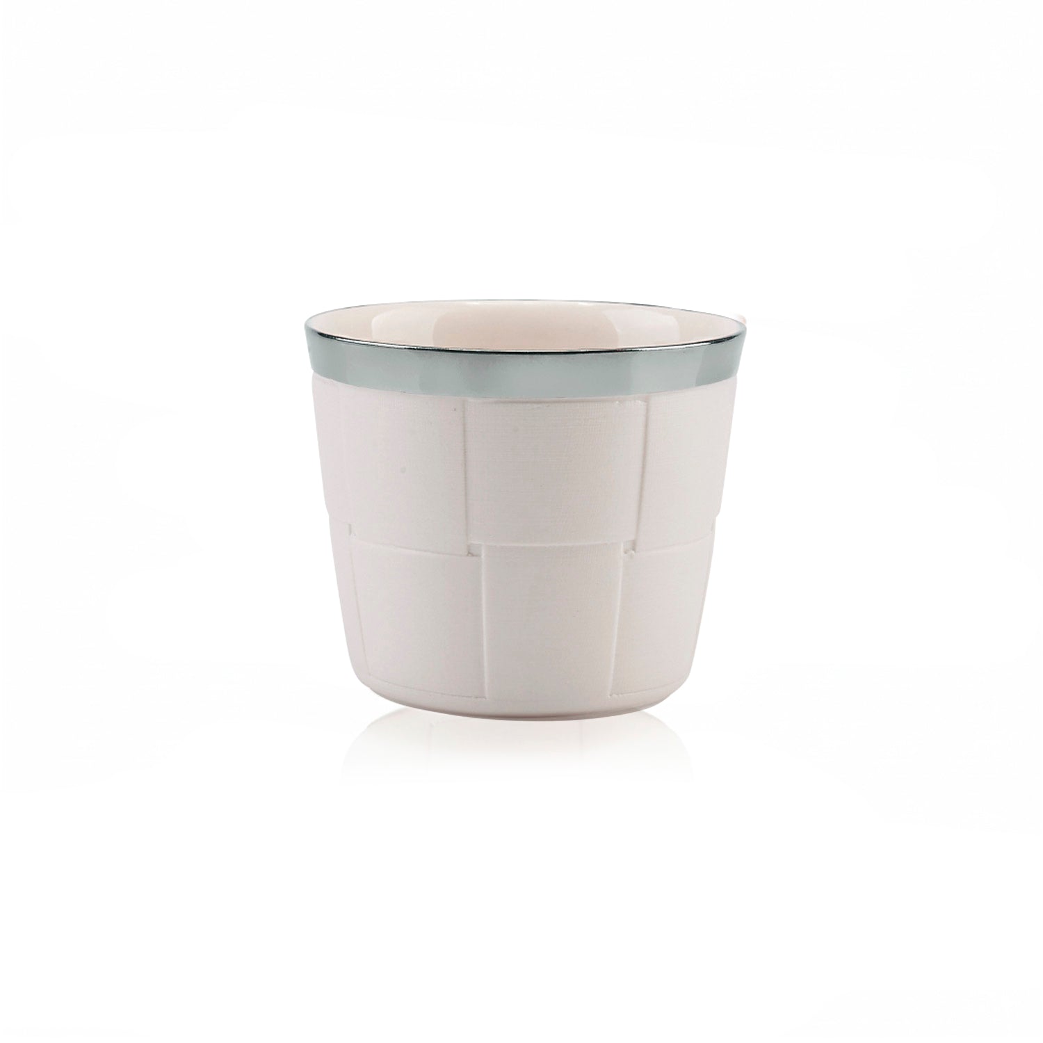 Chess Glass - White & Platinum