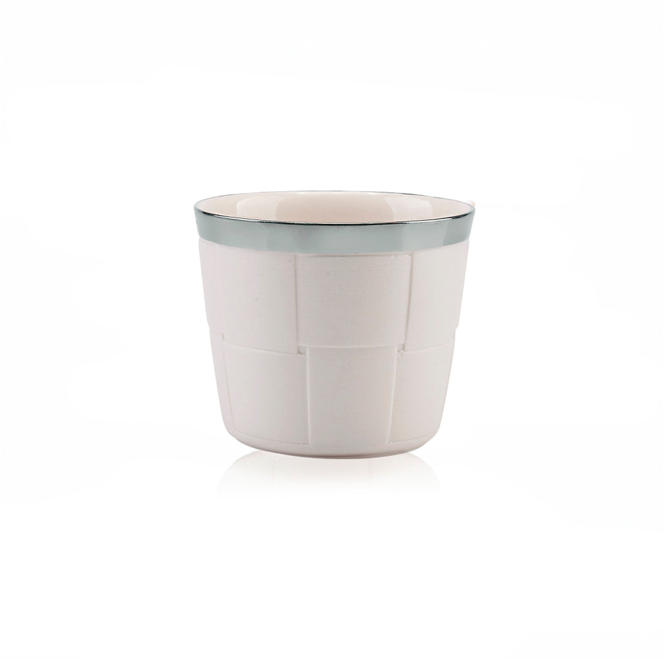 Chess Glass - White &amp; Platinum 