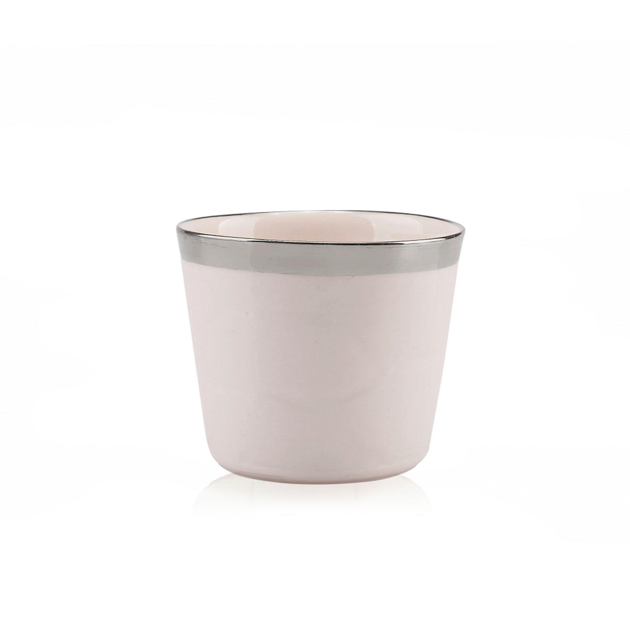 Laguna Glass - White &amp; Platinum 