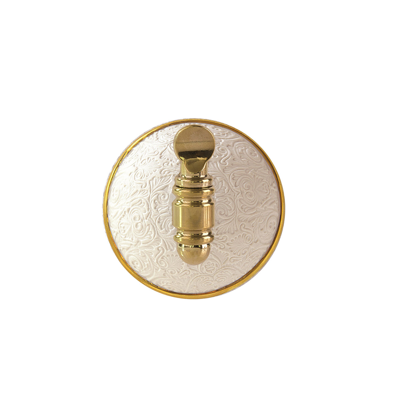 Amour Coat Rack - White &amp; Gold 