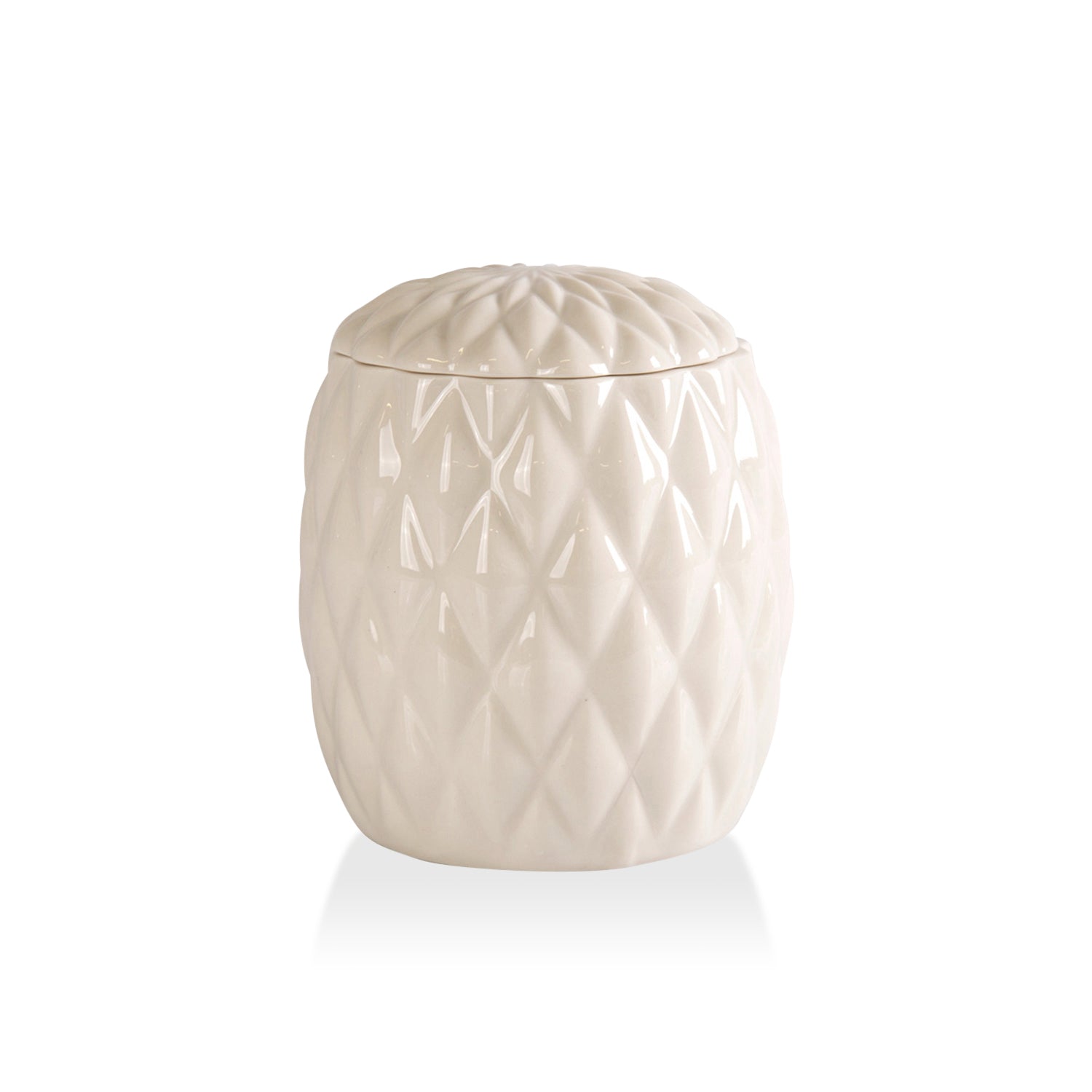 Black Tie Scented Candle  - White