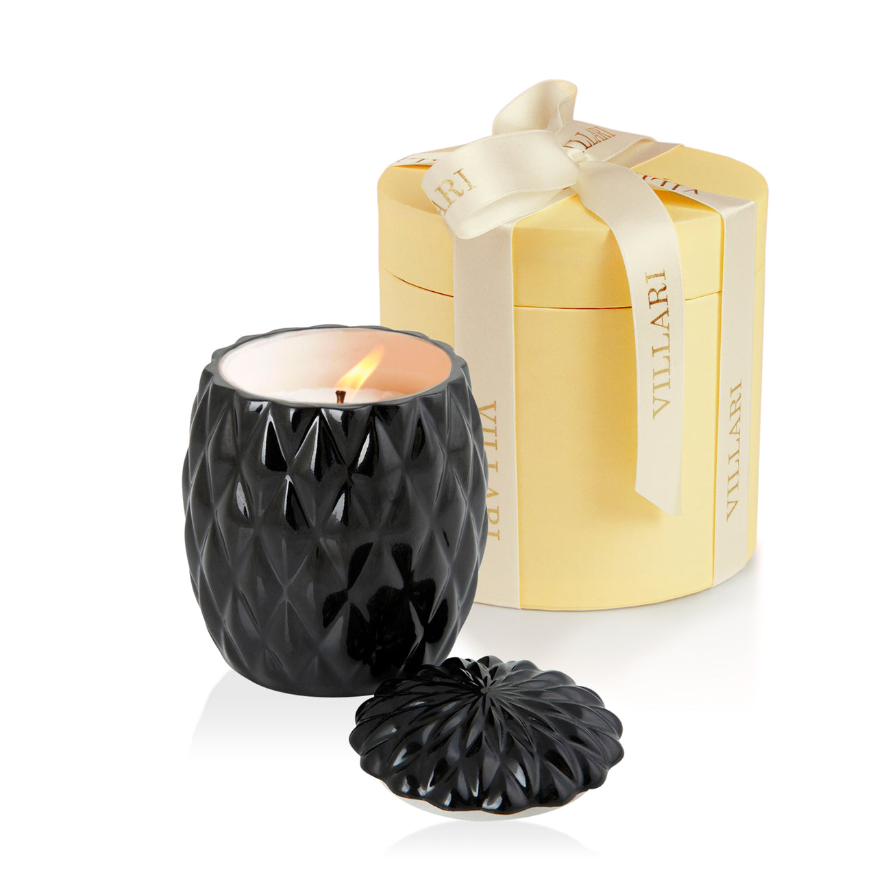 Black Tie Scented Candle  - Black 