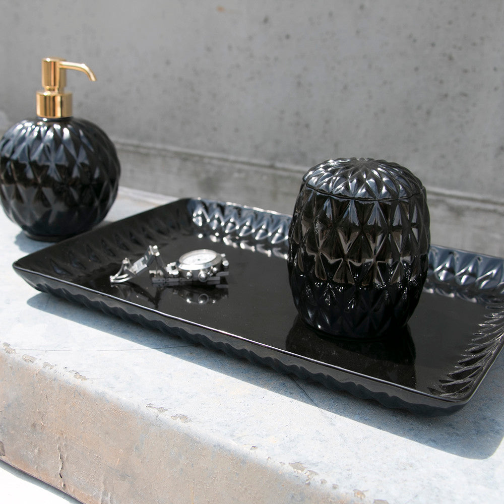 Black Tie Scented Candle  - Black