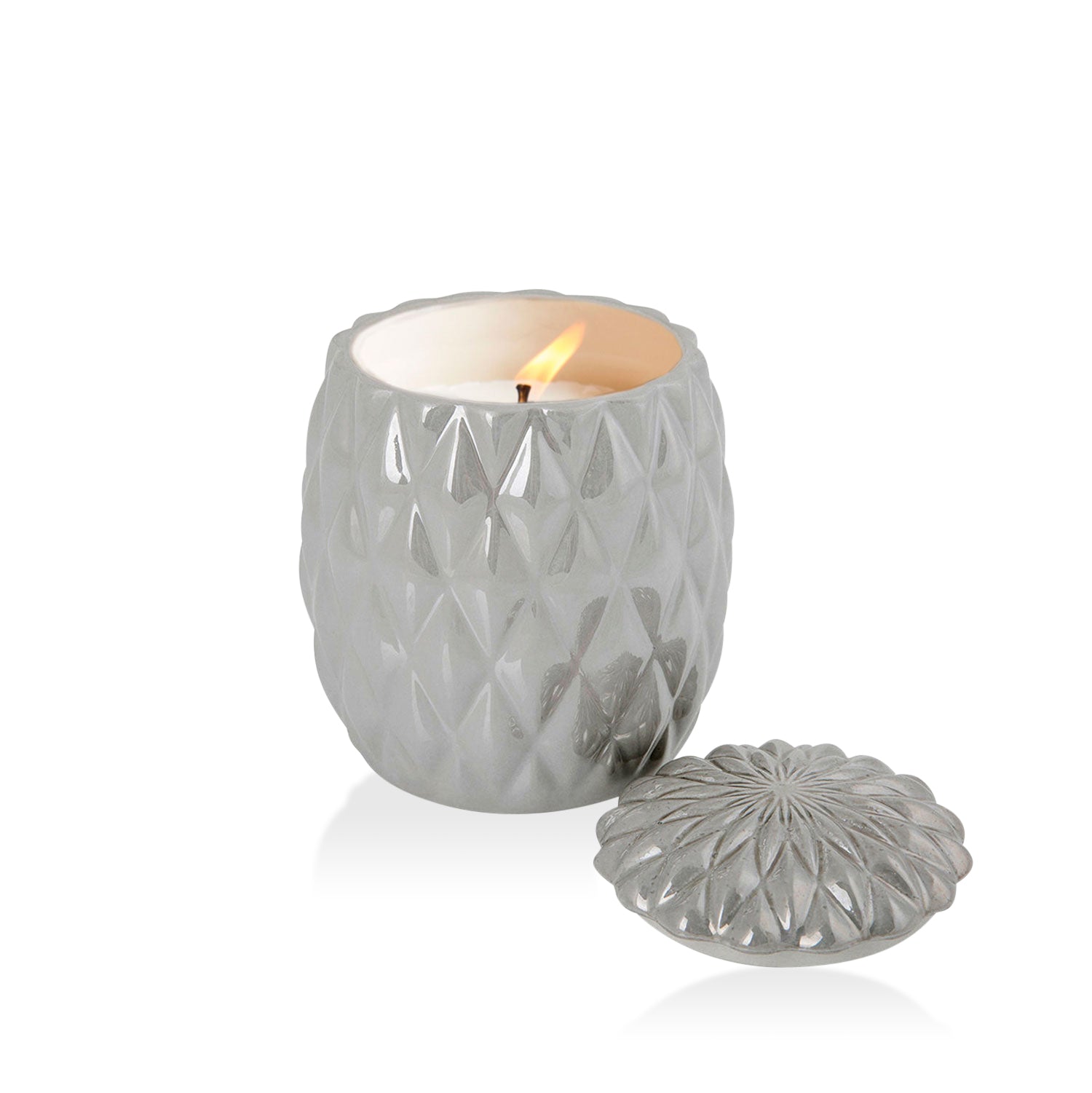 Black Tie Scented Candle - Pearly Gray