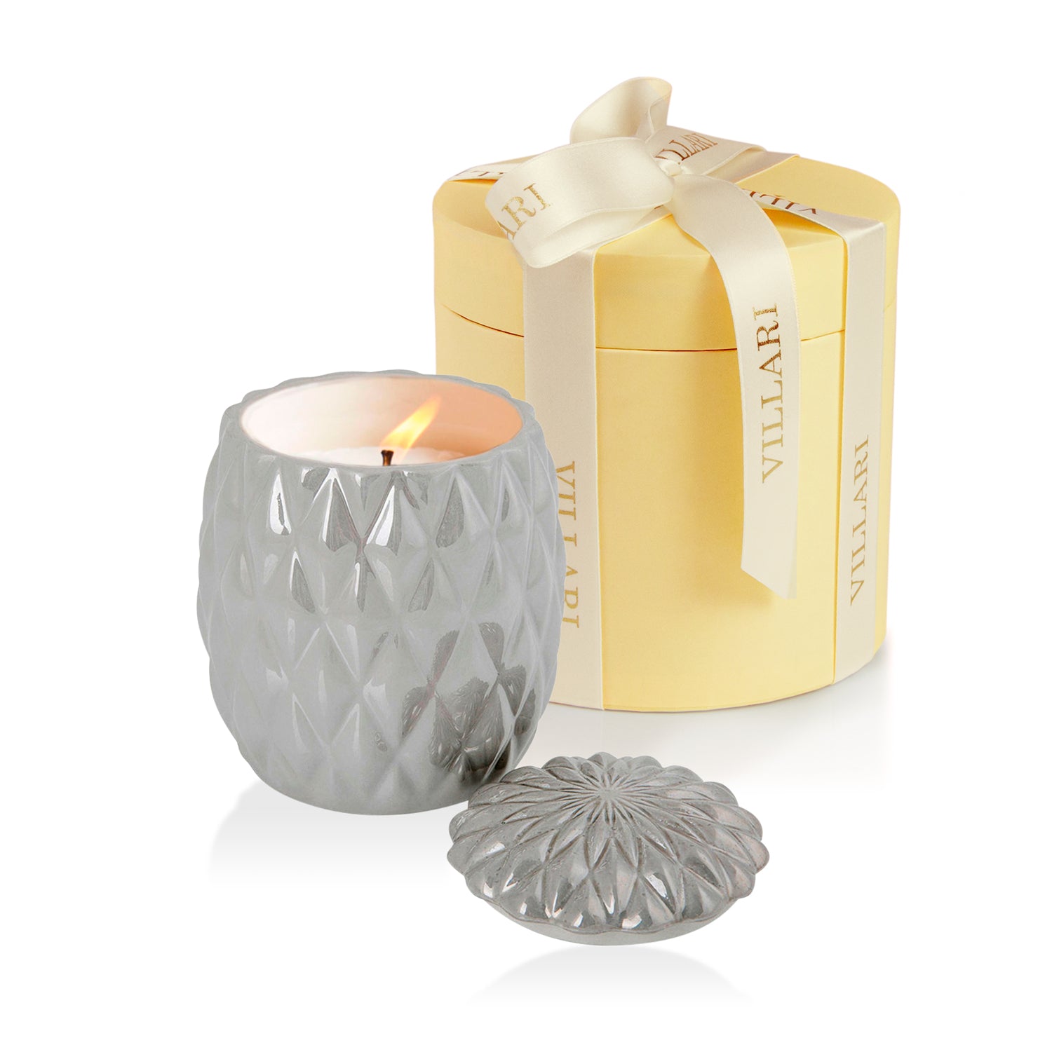 Black Tie Scented Candle - Pearly Gray