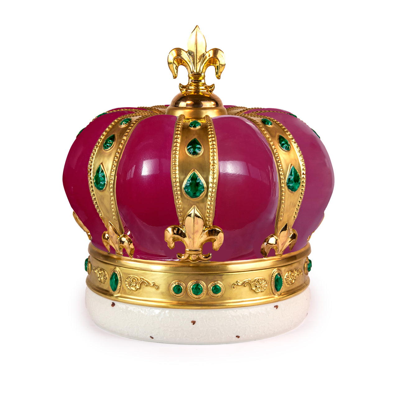 Crown Royal Scented Candle - Fuchsia &amp; Gold 