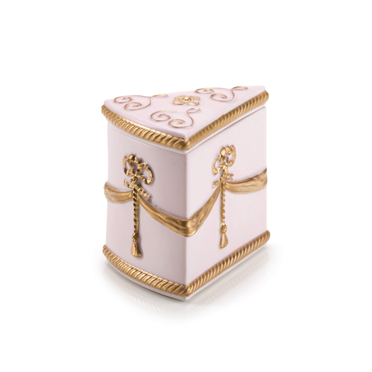 Cake Scented Candle  - Baby Pink & Gold