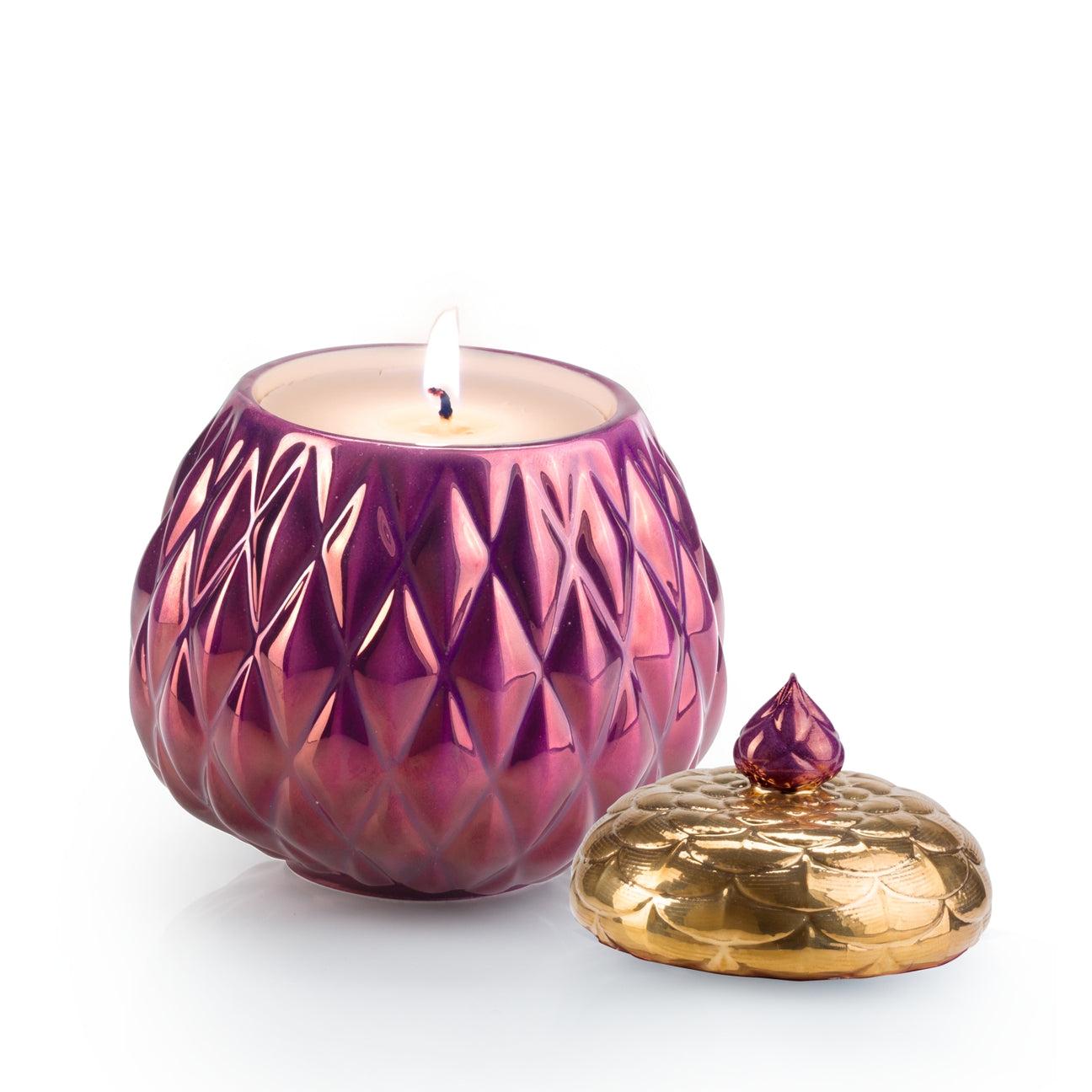 Lolita Eva Scented Candle - Pearly Fuchsia &amp; Gold 