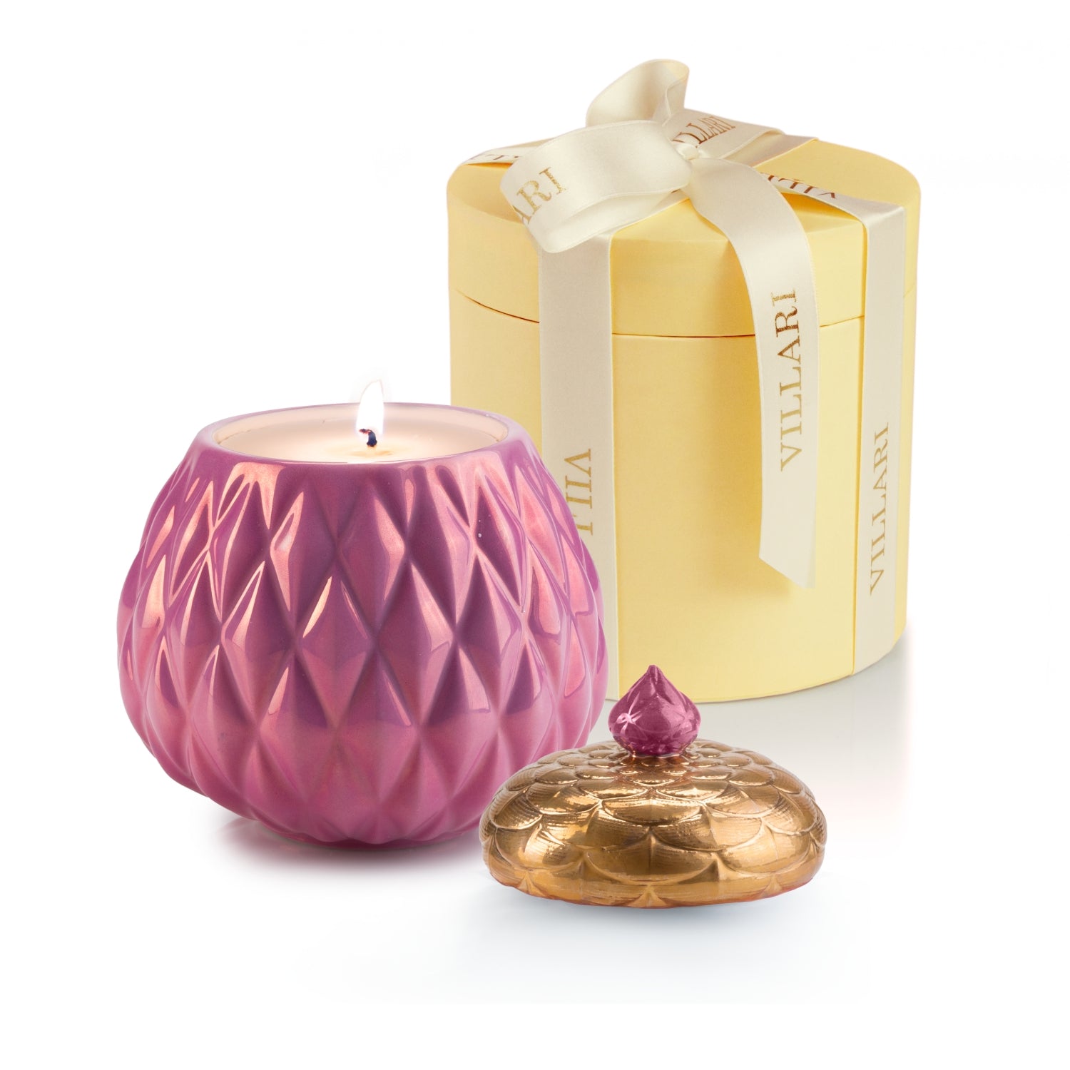 Lolita Eva Scented Candle - Pearly Pink & Gold