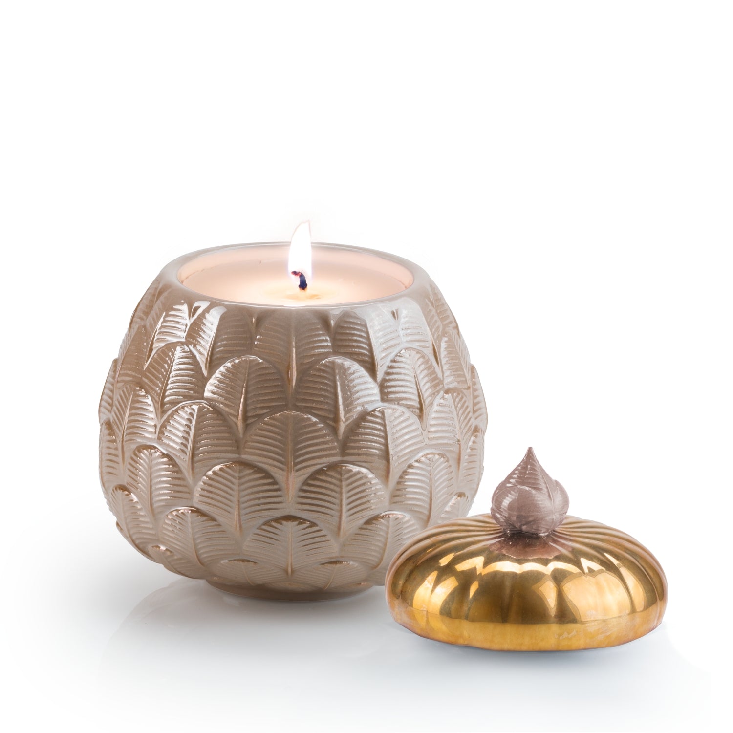 Lolita Charlotte Scented Candle - Pearly Caramel & Gold